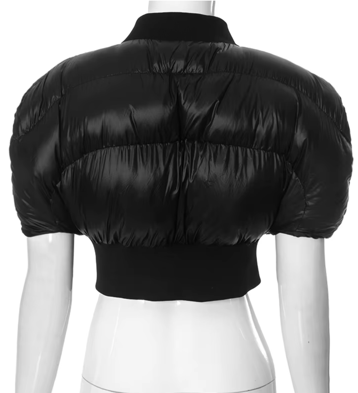 Cropped puffer jacket