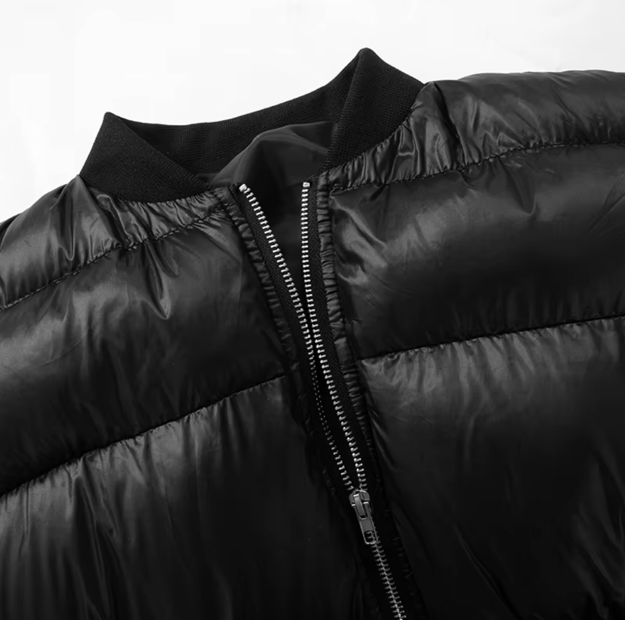 Cropped puffer jacket